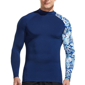 Camiseta Deportiva de Manga Larga para Hombre, de Secado Rápido, Anti-UV, Cómoda, de Alta Calidad, en Spandex/Poliéster, para Fitness, Venta al Por Mayor - Product Image 1