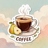 Autocollant adhésif en PVC avec logo personnalisé, étiquettes de café imprimées UV auto-adhésives, étiquettes d'emballage pour sachets de café