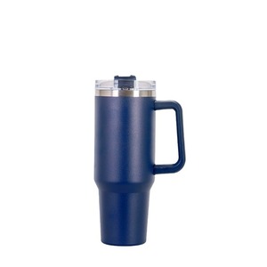 40Oz <b>Insulated</b> Stainless Steel Tumbler With Handle Travel <b>Mug</b> For Outdoor Use - Product Image 5