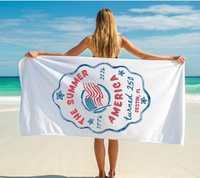 Serviette de plage américaine pour le 250e anniversaire (1776-2026), séchage rapide, absorbante, légère, fine, en promotion, pour salle de bain, piscine, natation
