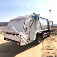 Camion compacteur de déchets à chargement arrière Shacman Diesel 8CBM avec moteur, boîte de vitesses et pompe