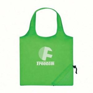 Sac de courses pliable réutilisable robuste personnalisé avec logo imprimé - Product Image 3