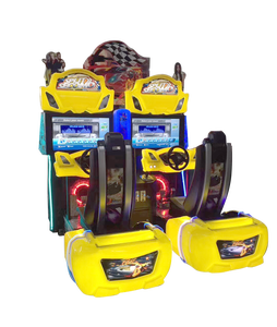 2 Player HD Outrun Car Racing Video Indoor <b>Amusement</b> Coin Operated Games <b>Machine</b> Made of Metal - Product Image 2