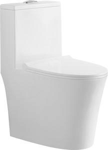 Thiết kế mới nhà vệ sinh gốm Bát <span class=keywords><strong>WC</strong></span> nhà vệ sinh Siphon Đỏ bừng thiết bị vệ sinh phòng tắm nhà vệ sinh - Product Image 3