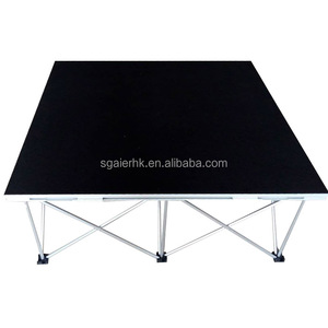 Plataforma de Escenario Portátil Plegable de Aleación de Aluminio, Podio para Exteriores para Conciertos, Eventos y Bodas - Product Image 4