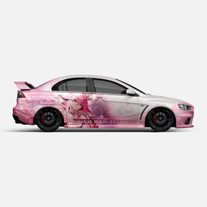 Venta al por mayor <span class=keywords><strong>Genshin</strong></span> <span class=keywords><strong>Impact</strong></span> Itasha 07 Anime Girl Car Side Wrap gráficos a todo color vinilo librea calcomanía JDM pegatina compatible con cualquier coche - Product Image 2