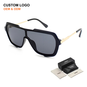 ผู้ผลิตแว่นกันแดดโลหะดีไซน์ใหม่สำหรับกิจกรรมกลางแจ้ง  แบบโอเวอร์ไซส์  โลโก้สั่งทำได้  สำหรับผู้หญิงและผู้ชาย  พร้อมป้องกันรังสียูวี 400 - Product Image 1