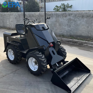 Multi-Purpose <b>Stand</b> Skid Steer Loader Four Wheel Drive Farm Track Mini Loader EPA Euro 5 Certifiion - Product Image 4