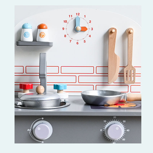 Alta qualità in <span class=keywords><strong>legno</strong></span> <span class=keywords><strong>cucina</strong></span> europea <span class=keywords><strong>cucina</strong></span> cibo BBQ fingere di giocare giochi Baby <span class=keywords><strong>Montessori</strong></span> giocattoli Puzzle per <span class=keywords><strong>bambini</strong></span> ragazzi ragazze - Product Image 2