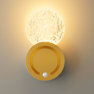 Nuova Lampada da Parete a Induzione in Acrilico per Interni, Design Moderno e Minimalista, Semplice e Rimovibile, Decorativa per <span class=keywords><strong>Hotel</strong></span>, LED 5V - Product Image 4
