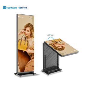 Best Selling P2.5 P2 1.86 1.53 Foldable Digital <strong>Board</strong> Poster <strong>LED</strong> <strong>Display</strong> Screen Advertising for Shopping Mall and Stores - Product Image 1