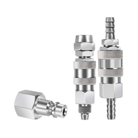 Conector Autoblocante Tres en Uno de Estilo Europeo Americano-Alemán, Conexión Rápida, Accesorios de Aire Euro SP20 PM30 SM40 PP SF SH PH
