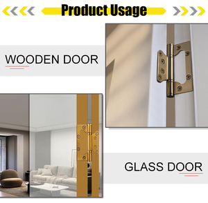 บานพับกระจกแบบหมุนทำจากสแตนเลสดีไซน์ทันสมัยสำหรับตู้ครัว - Product Image 2