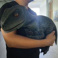 Marionnette Animatronique Velociraptor pour Enfants, Modèle Interactif de Dinosaure pour Aire de Jeux, à Vendre