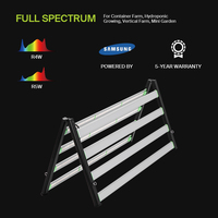 Stock disponible aux États-Unis (LA) : Lampe de culture LED Flexstar à spectre complet, dimmable, 301b Diodes, 2968 pièces, 4x4 pieds
