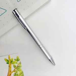 Bolígrafos Metálicos Promocionales Baratos al por Mayor, Negros y Blancos, Delgados, con Logotipo Personalizado, Escritura Suave, Portátiles - Product Image 3