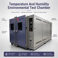 Chambre d'essai climatique HOTOTECH pour température et humidité, idéale pour les pièces automobiles, les batteries de stockage d'énergie solaire et les armoires de distribution.