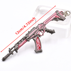 Alta calidad 12cm Metal juego pistola <span class=keywords><strong>Reaver</strong></span> vandalismo modelo llavero exquisito Aleación de Zinc pistola de juguete llavero - Product Image 6