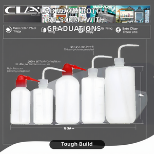 Botella de Laboratorio de Plástico Flexible para Lavado, 150ml/250ml/500ml de Capacidad, con Graduación Moldeada, Material LDPE, Venta Caliente - Product Image 2