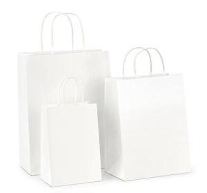 ผู้ผลิตจีนขายส่งถุงกระดาษคราฟท์สีน้ำตาลรีไซเคิลราคาถูกพิมพ์ลายตามสั่งสำหรับร้านขายของชำ - Product Image 2
