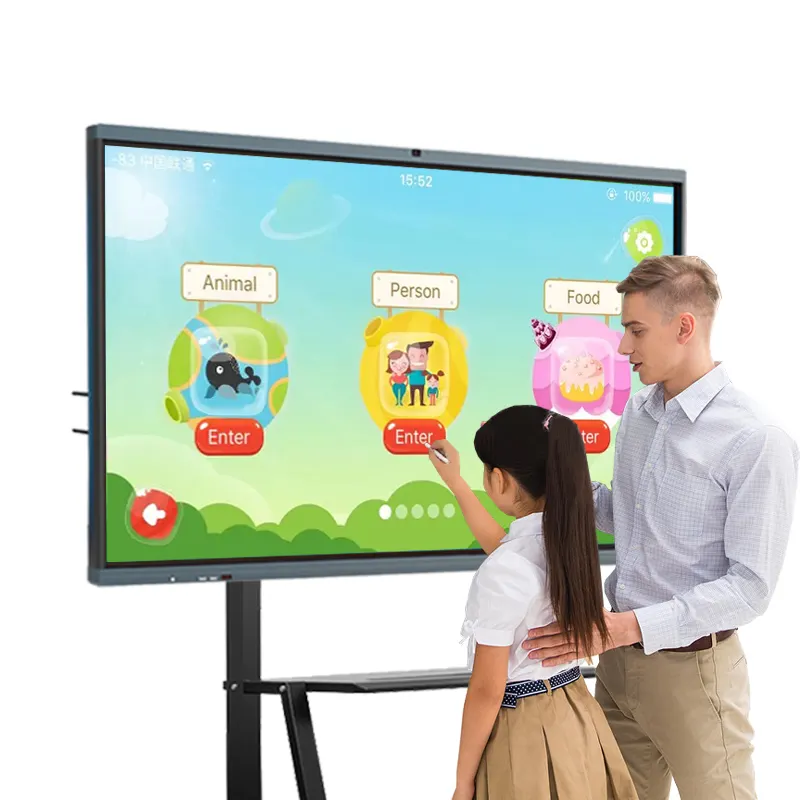 interactive panel 86 Smart Board digital whiteboard Interactive Smart Board black boards For Classroom