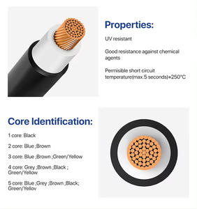 Câble d'alimentation <span class=keywords><strong>U</strong></span>-<span class=keywords><strong>1000</strong></span> R2V/<span class=keywords><strong>RO2V</strong></span>/AR2V 0,6/1 kV isolé XLPE et gainé PVC pour applications industrielles et de bâtiment - Product Image 5