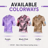 Maillot de cyclisme personnalisé pour homme, imprimé par transfert thermique, manches courtes, séchage rapide, anti-UV, respirant, grandes tailles, OEM, maillot de vélo de route