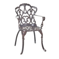 Ensemble de Table et chaises de Style européen, 3 pièces, mobilier d'extérieur, en fonte d'aluminium, de Patio, de bistrot, de café, de jardin Kd