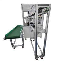 Machine d'emballage pneumatique automatique haute efficacité pour sachets aérosols et sacs BOV, avec application de ruban adhésif précise et enroulement