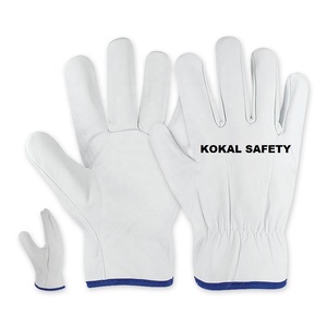 Guantes de trabajo de cuero para hombre Guantes de trabajo de seguridad para construcción industrial - Product Image 5
