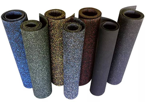 Anti-slip EPDM Gym Rubber Flooring <b>Rolls</b> Tiles/Sports Equipments Rubber <b>Mat</b> - Product Image 5