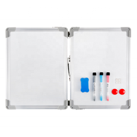 Tableau blanc d'écriture de bureau magnétique double face pour enfants Tableau effaçable à sec portable
