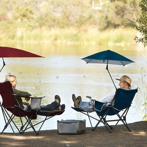 Chaise de plage Sport Brella avec parasol réglable UPF 50+ pour la plage et le camping - Product Image 4