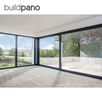 Puertas Apilables de Doble Acristalamiento As2047 Australianas, Puertas Corredizas Panorámicas de Aluminio para Exteriores Comerciales y Patios