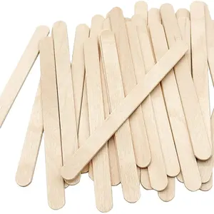 Disposable wooden ice cream stick Eco-friendly wooden craft paddle coffee beverage stirring stick