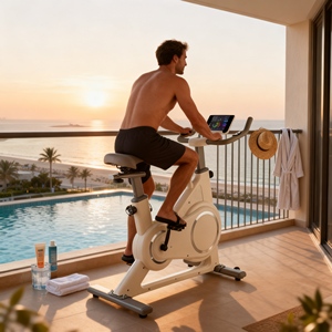 Bicicleta de Spinning Inteligente Avanzada con <span class=keywords><strong>Curso</strong></span> de Realidad Virtual para una Experiencia de Entrenamiento en Casa Inmersiva - Product Image 1