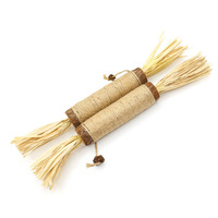 Extra groot zilveren wijnstok raffia matatabi fruit flexibel bijtbestendig natuurlijk tandenpoetsend kauwspeeltje voor katten om zelf te spelen