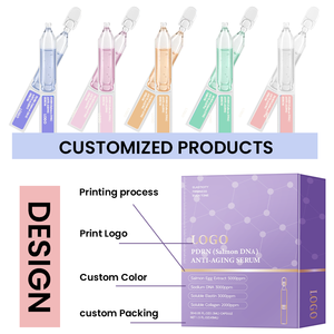 Essence faciale hydratante raffermissante anti-rides intensive anti-âge au collagène, dose quotidienne, essence PDRN ADN de saumon - Product Image 5