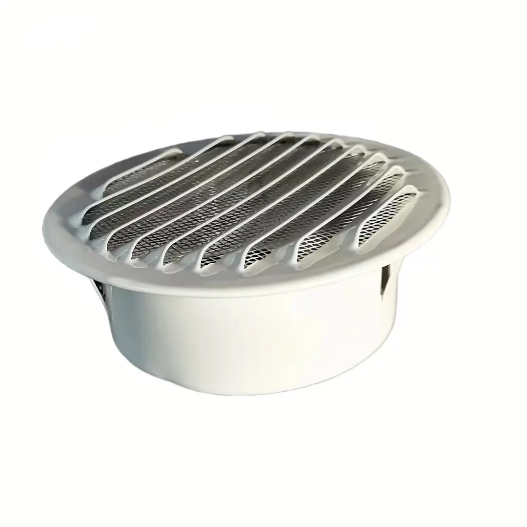 Hot Sale White Round Galvanized Steel Air Ceiling Diffuser Louver for Fresh Air System