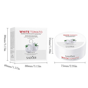 Crème éclaircissante pour les yeux à la tomate 80g, traitement des cernes et des poches, hydratante, nourrissante, anti-âge, raffermissante, masque pour le contour des yeux pour femmes - Product Image 4