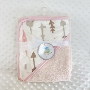 Vente directe d'usine nouveau-né coton doux bébé serviettes à capuche dessin animé impression 75X75Cm bébé <span class=keywords><strong>Poncho</strong></span> serviettes carrées - Product Image 5