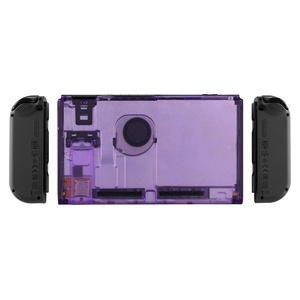 Backplate สีม่วงโปร่งใสพร้อมเคสด้านล่างแผงด้านหลังสําหรับคอนโซล <span class=keywords><strong>NS</strong></span> คอนโซล Nintendo Switch - Product Image 5