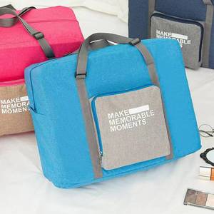 Sac de voyage pliable grande capacité, sac à bagages imperméable avec pochette pour valise - Product Image 4