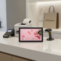 Nouvel écran publicitaire commercial tactile Android 10 de 14 pouces A33, interface USB/DC/Série, support de bureau/montage mural, OEM/ODM