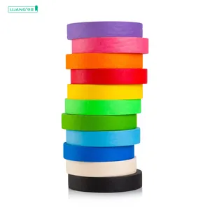 Youjiang Eenvoudig Te Verwijderen Trim Rand Afwerking Decoratieve Auto Markering Tape Oranje Schilders Tape Washi Papieren Tape