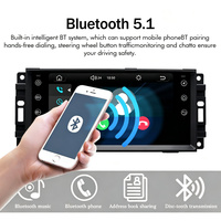 Radio Mobil Android 7" untuk Jeep Compass 2010-2016, Pemutar Multimedia Mobil, Wireless CarPlay, Auto Navi, Layar Sentuh Kapasitif IPS