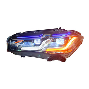 Conjunto de Faros Delanteros para BMW X5 F15, Luces LED de Forma de Doble L, Luces de Circulación Diurna, Iluminación Automotriz para BMW X5 2014-2018 - Product Image 4