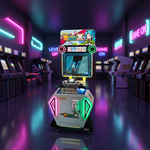 เครื่องเกมแข่งจักรยานอาร์เคดจอ 17 นิ้ว สำหรับผู้เล่นคนเดียว ยี่ห้อ Space X – เกมจำลองการแข่งมอเตอร์ไซค์แบบหยอดเหรียญสำหรับเชิงพาณิชย์ - Product Image 4