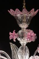 Lustre suspendu en verre de Murano fait main, élégant et décoratif, pour hôtel, maison, salon