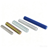 China Fasteners Full Thread Stud Rod Unc Ufc China B7 Bolt Stud Bolt M60 B7m Bolt Galvanized Steel Stud with Hex Nut for Machine